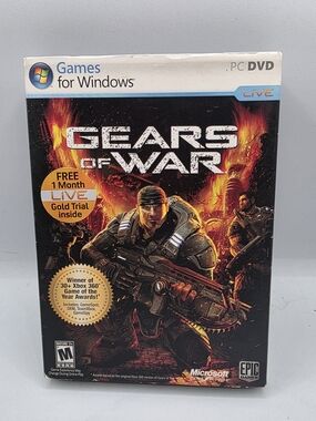 Microsoft Gears of War PC Game - Black, Orange